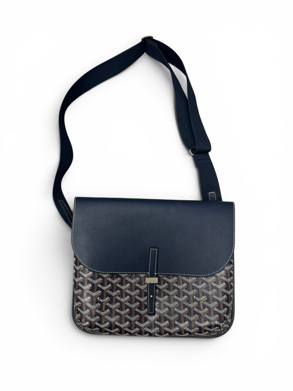 GOYARD COURSIER MENS BAG | NAVY
