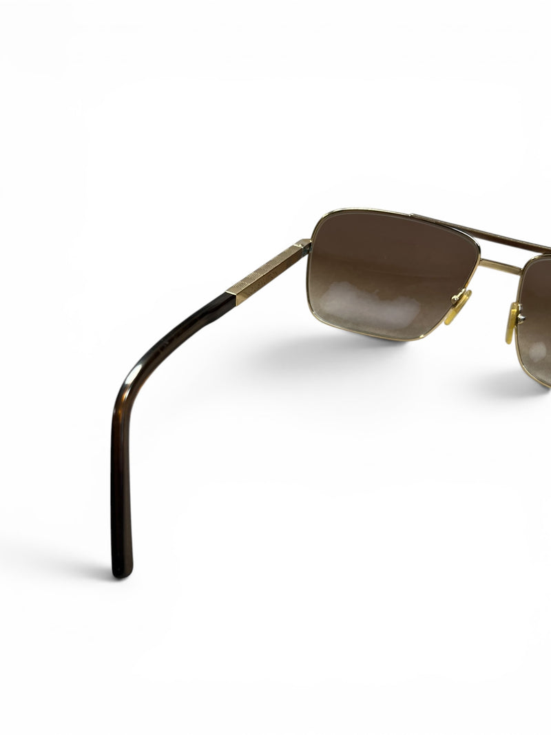 LOUIS VUITTON GOLD ATTITUDE SUNGLASSES - PRELOVED