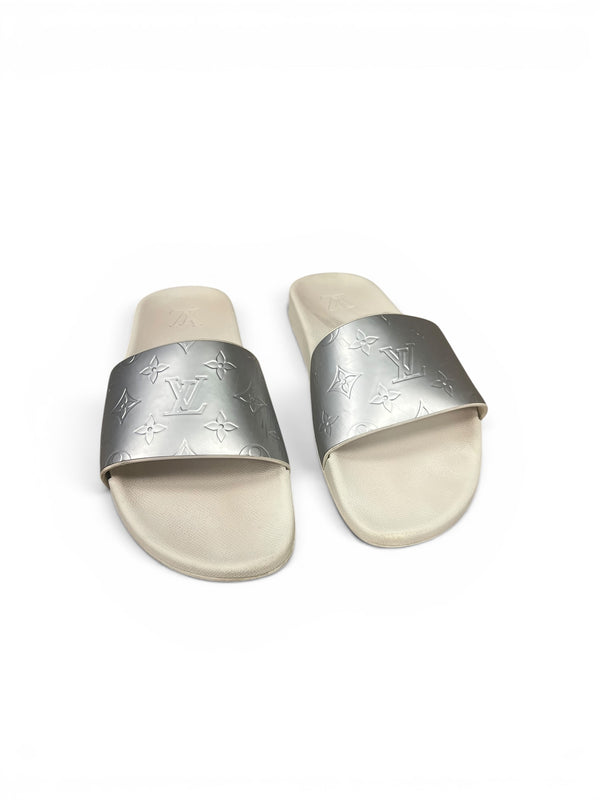LOUIS VUITTON WATERFRONT SLIDES - UK 8 - PRELOVED