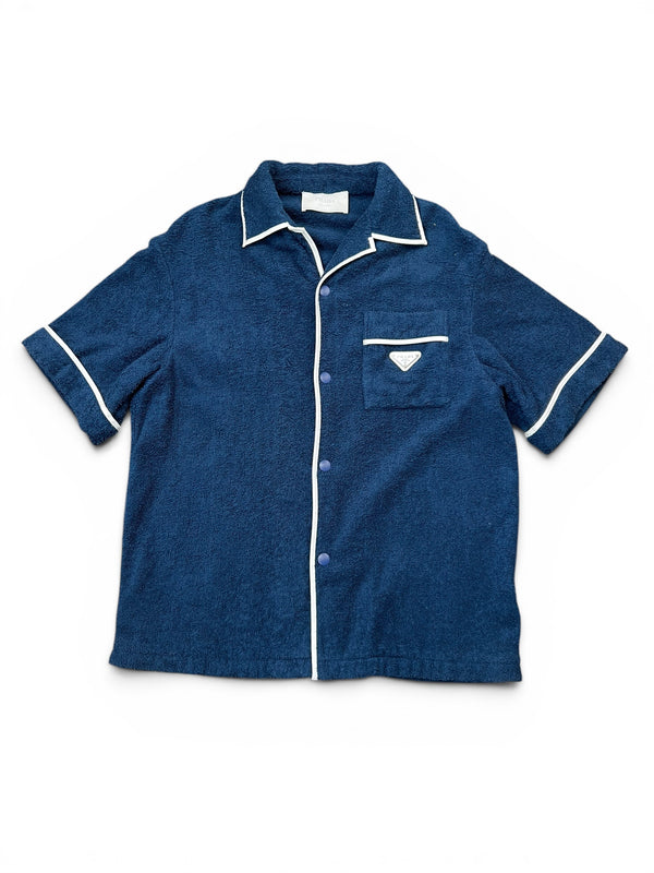 PRADA MENS TOWEL SHIRT - SMALL - PRELOVED