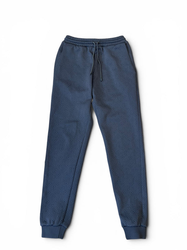LOUIS VUITTON MONOGRAM JOGGERS - GREY - SIZE SMALL - PRELOVED