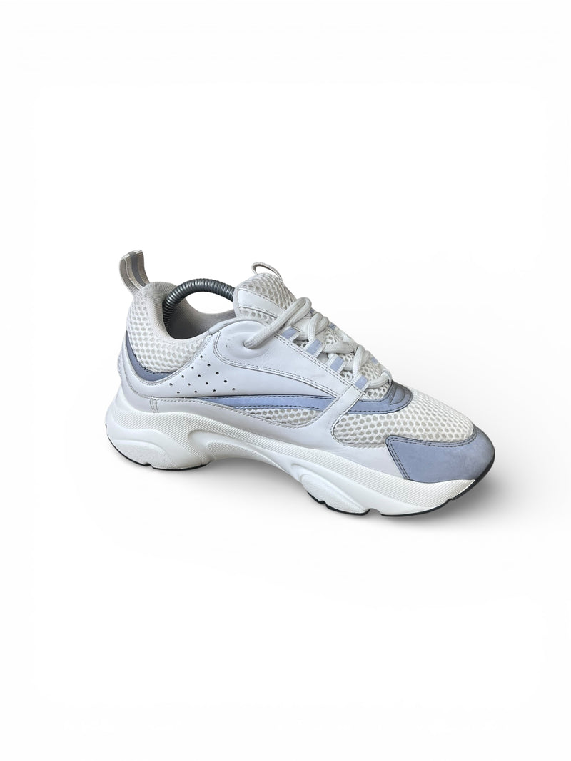 DIOR B22 TRIPLE WHITE TRAINER - UK 5 ( EU 39 ) PRE-LOVED