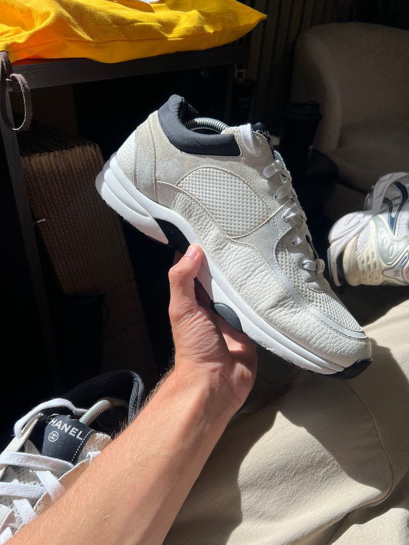 CHANEL MENS RUNNERS - UK 10 - PRELOVED
