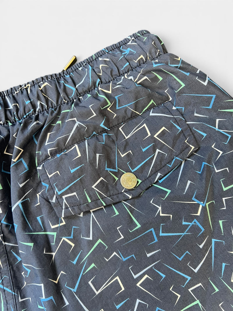HERMES MENS SWIM SHORTS - SMALL - PRELOVED