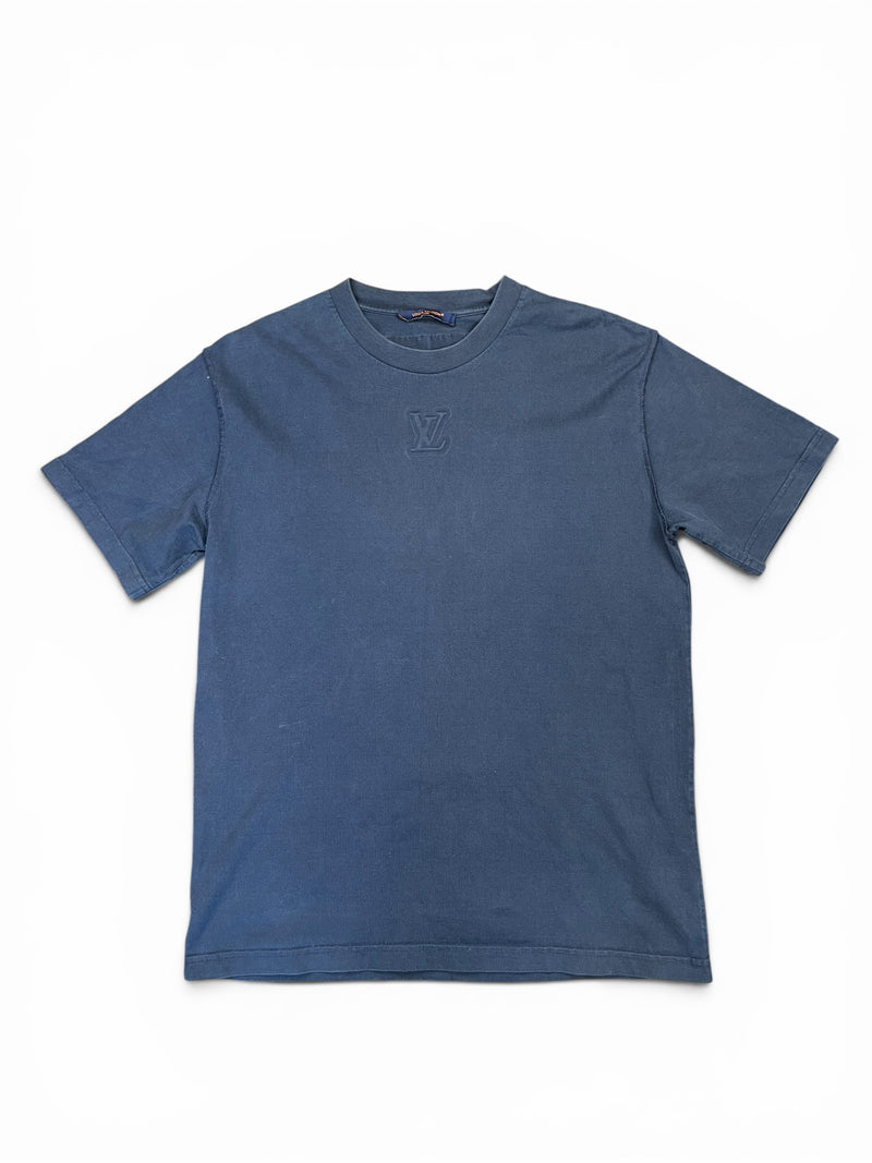 LOUIS VUITTON EMBOSSED T-SHIRT - LARGE - PRELOVED