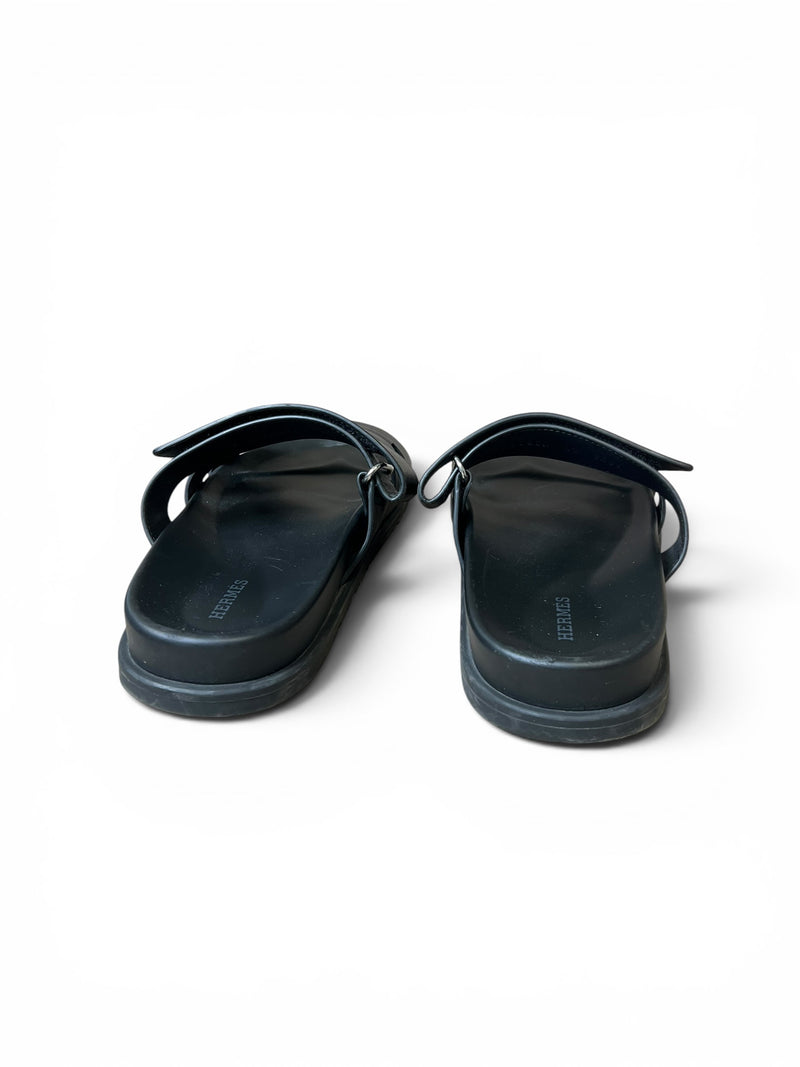 HERMES MENS CYHRE SANDALS - UK 8 - PRELOVED